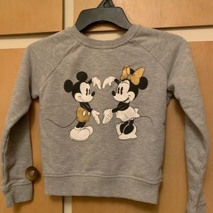 Disney Mickey and Minnie little Girl’s sweatshirt
